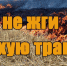Внимание! Сухая трава! - Газета Восход