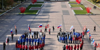В центре Брянска прошел тематический флешмоб #Россия89 - Газета Восход
